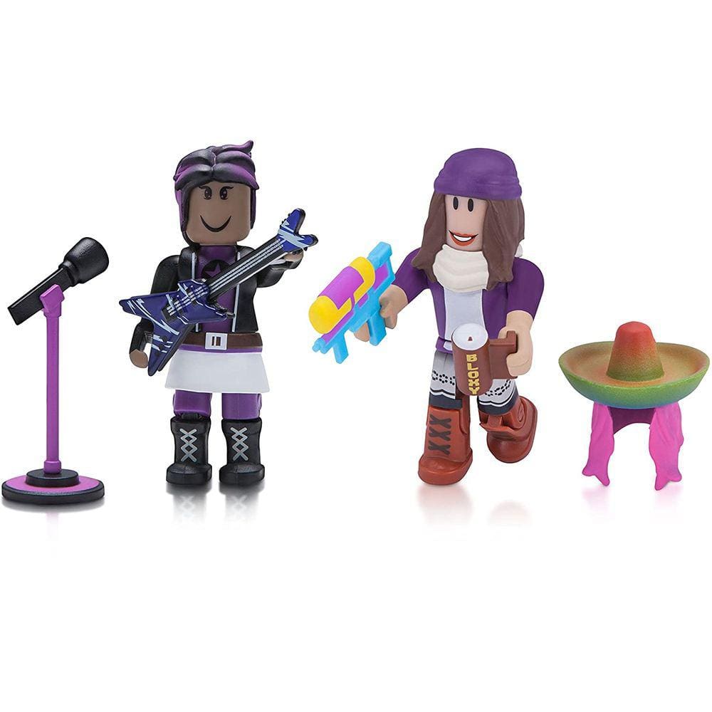 Roblox Celebrity Collection - Wild Starr + Roblox High School: Spring Break Two Figure Bundle [Inclui 2 Itens Virtuais Exclusivos]