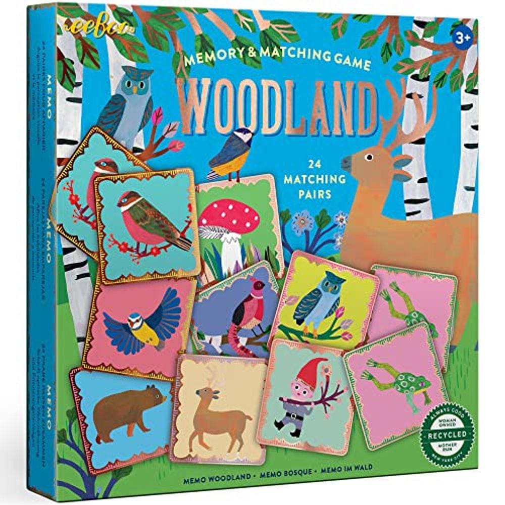 eeBoo Woodland Memória e Jogo de Correspondência / Idades 5+ (MGWND)