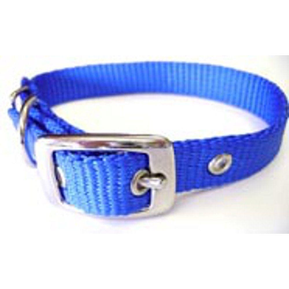 Coleira para cães Hamilton Deluxe Nylon Azul 1,6x40cm