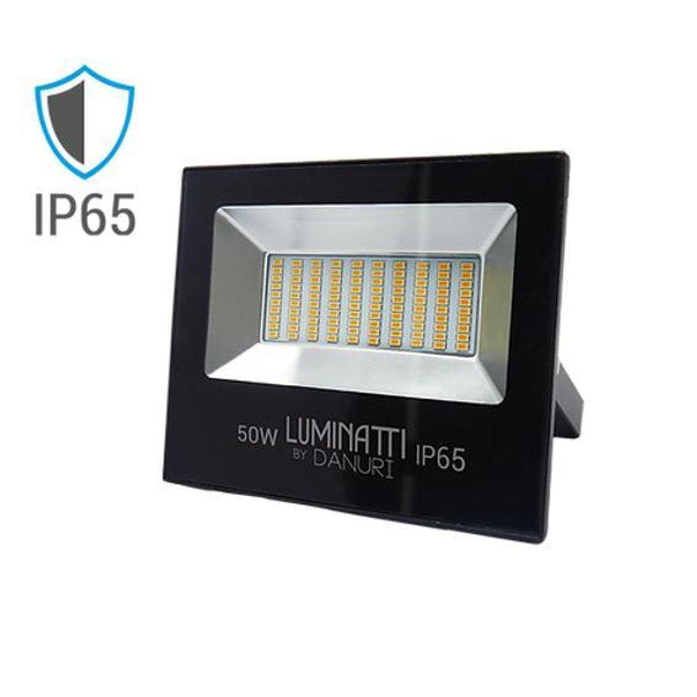 Refletor 50W Ip65 Bivolt 3000K - Luminatti