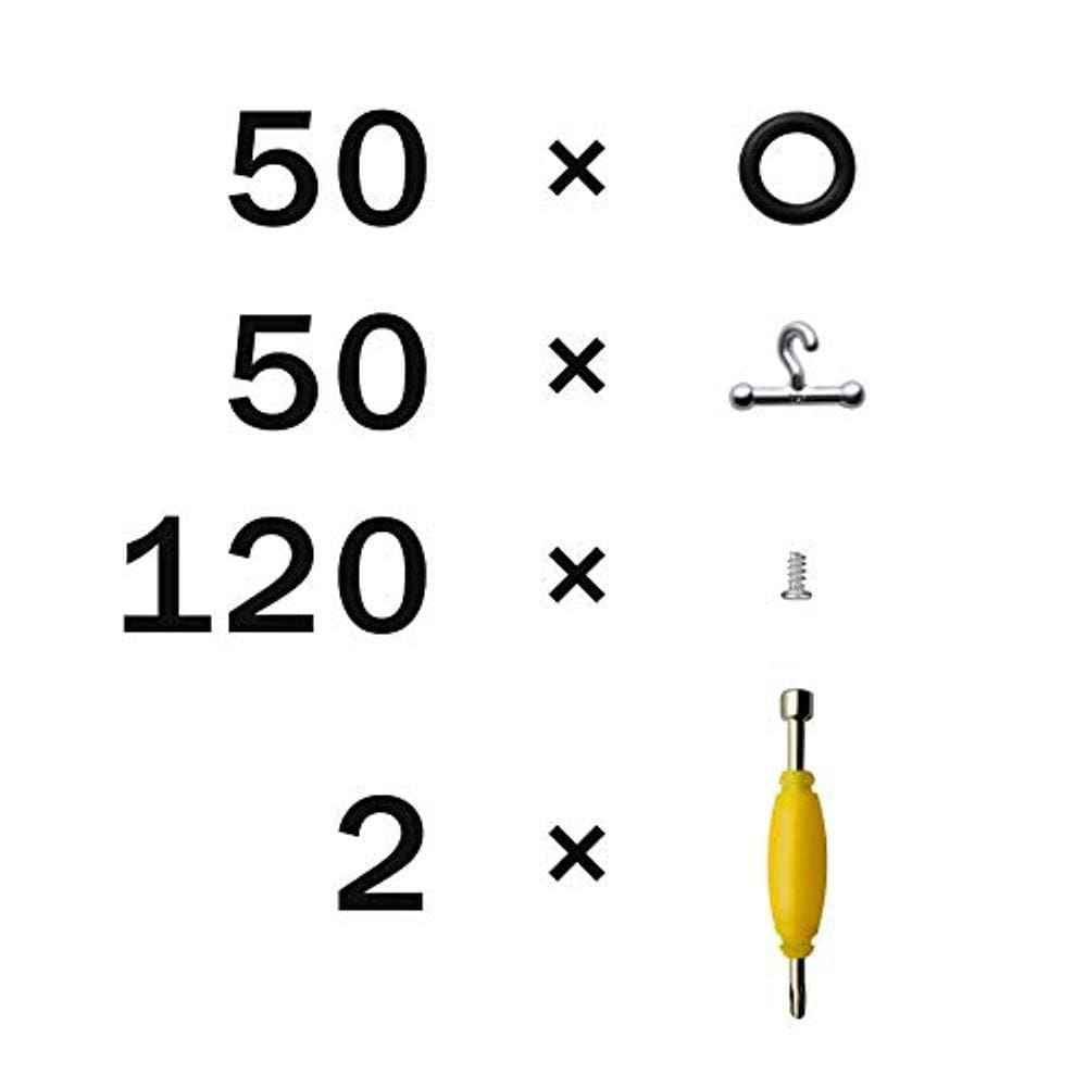 EBCO 50Pcs T Hooks+50Pcs O-Rings +120Pcs Parafusos +2Pcs Spanner Repair Part Set para 3,75” G.i Joe Action Figure Replacement Acessórios