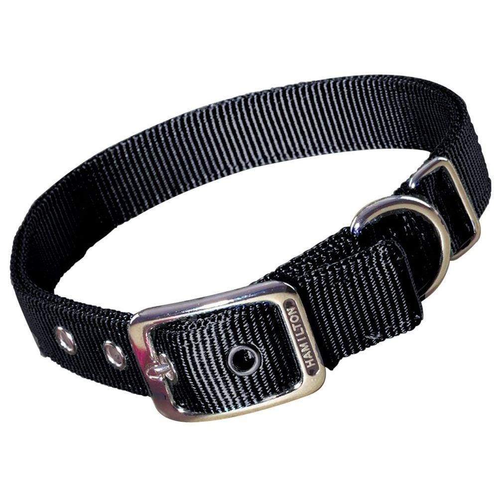Coleira para cães Hamilton Double Thick Nylon Deluxe 2.54x66.04cm