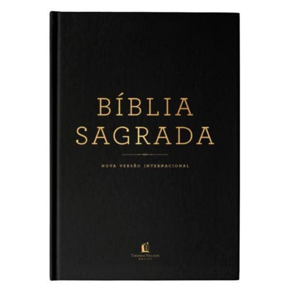 Bíblia Nvi, Capa Dura, Preta, Econômica, Clássica