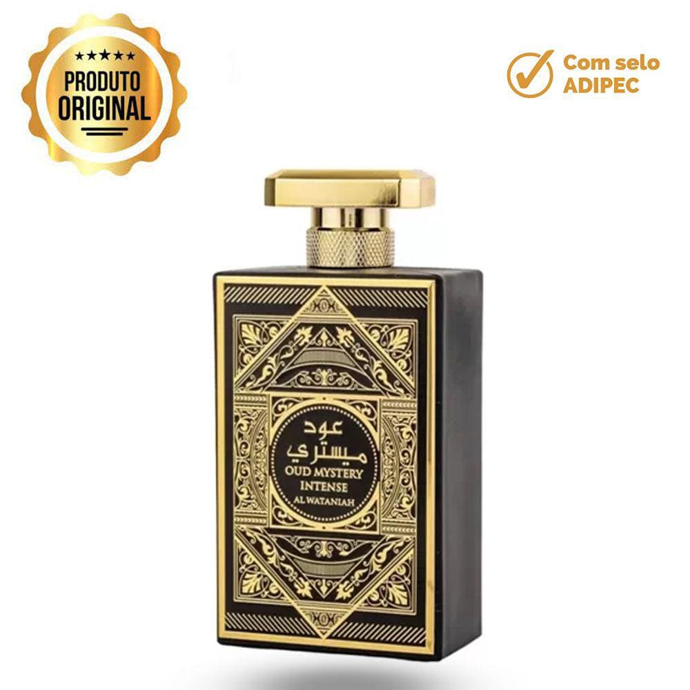 Perfume Oud Mystery Intense Al Waitaniah EDT Masculino 100ml