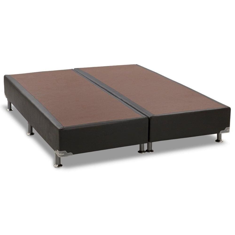 Cama Box Base Queen Universal Courano Black (158x198x30) - Ortobom