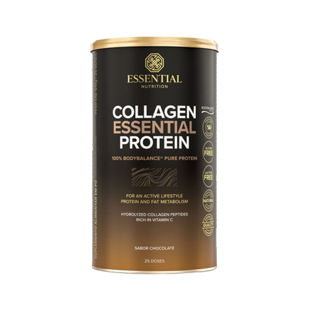 Collagen Essential Protein Chocolate Trufado Essential Nutrition 510g