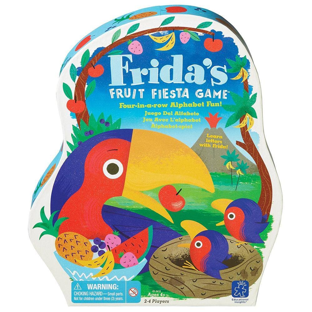 Visão educacional de jogos de tabuleiro Frida`s Fruit Fiesta