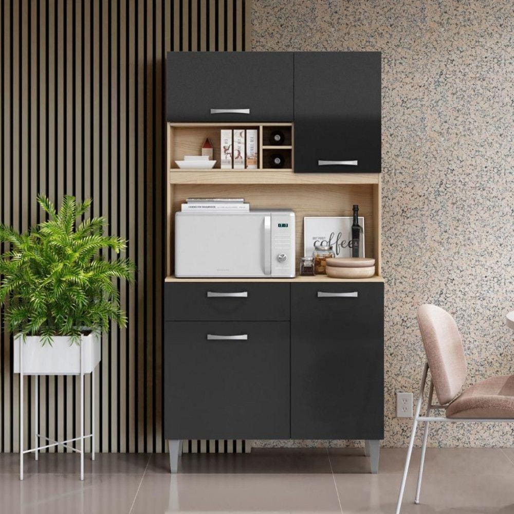 Cozinha Compacta 4 Portas 1 Gaveta Roma Aramóveis