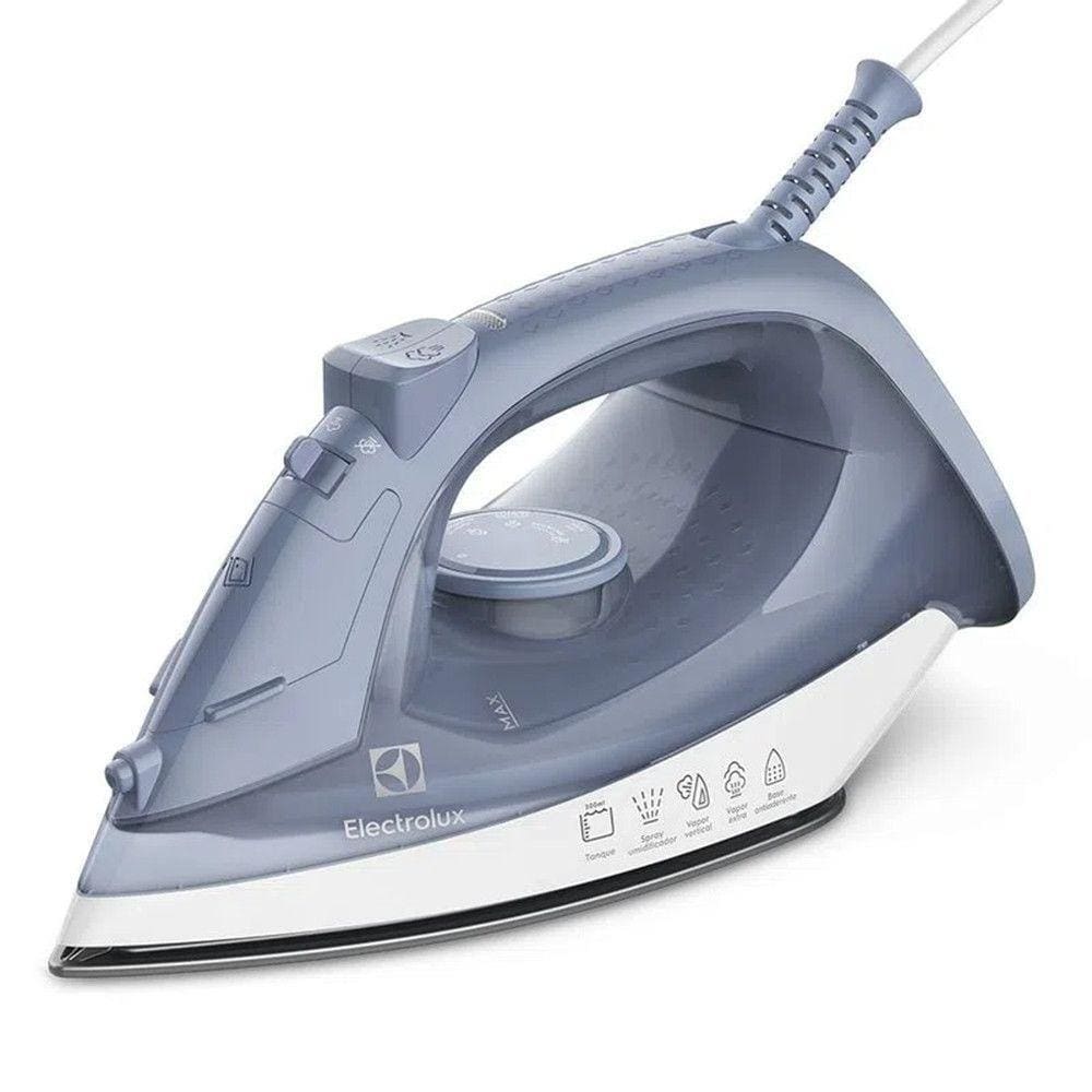 Ferro De Passar Electrolux Efficient A Vapor Esi10 Denim Blue 127 V