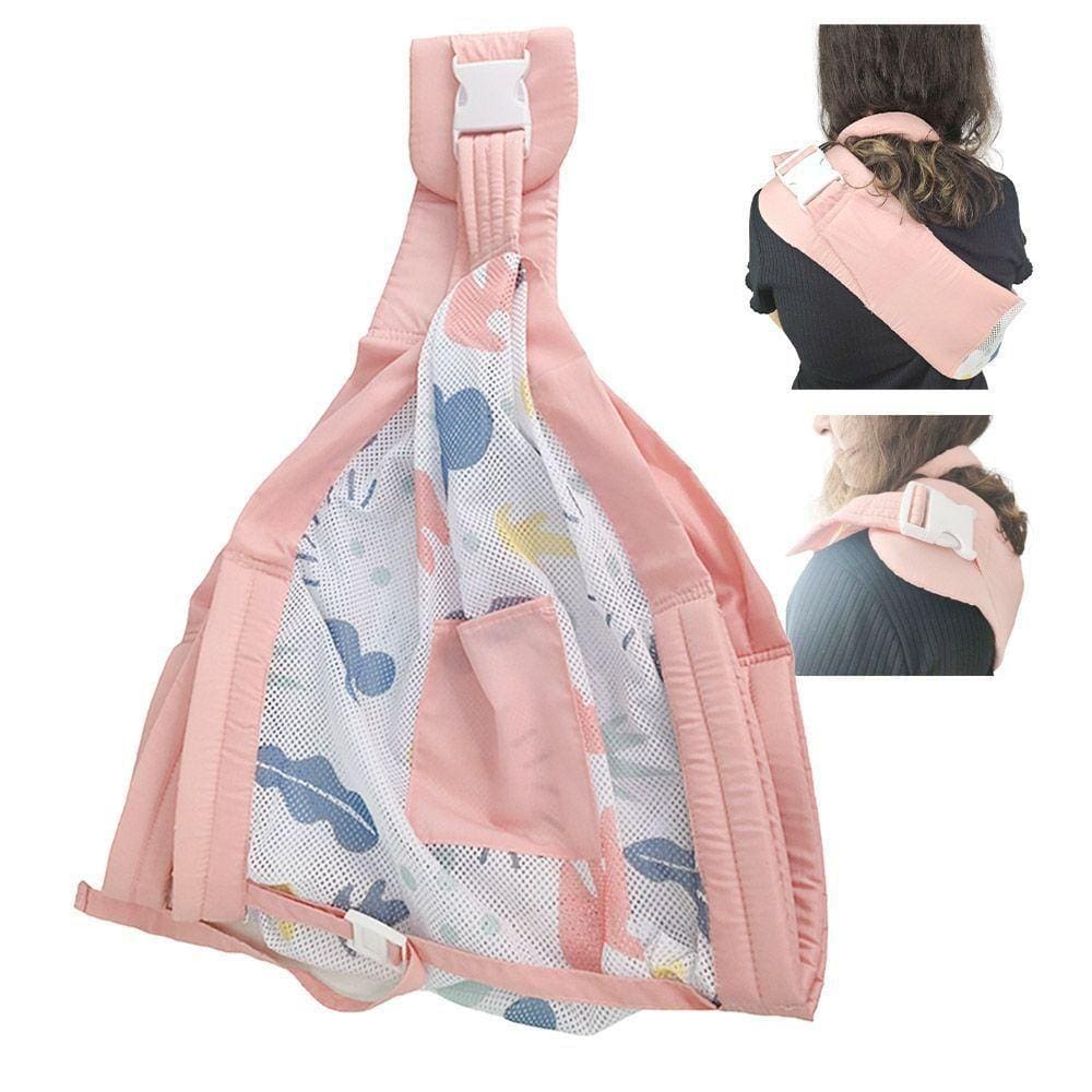 Canguru Envoltorio Carregador Bebe Criança Sling Strap Transporte Sentado Deitado Alça Ajustavel