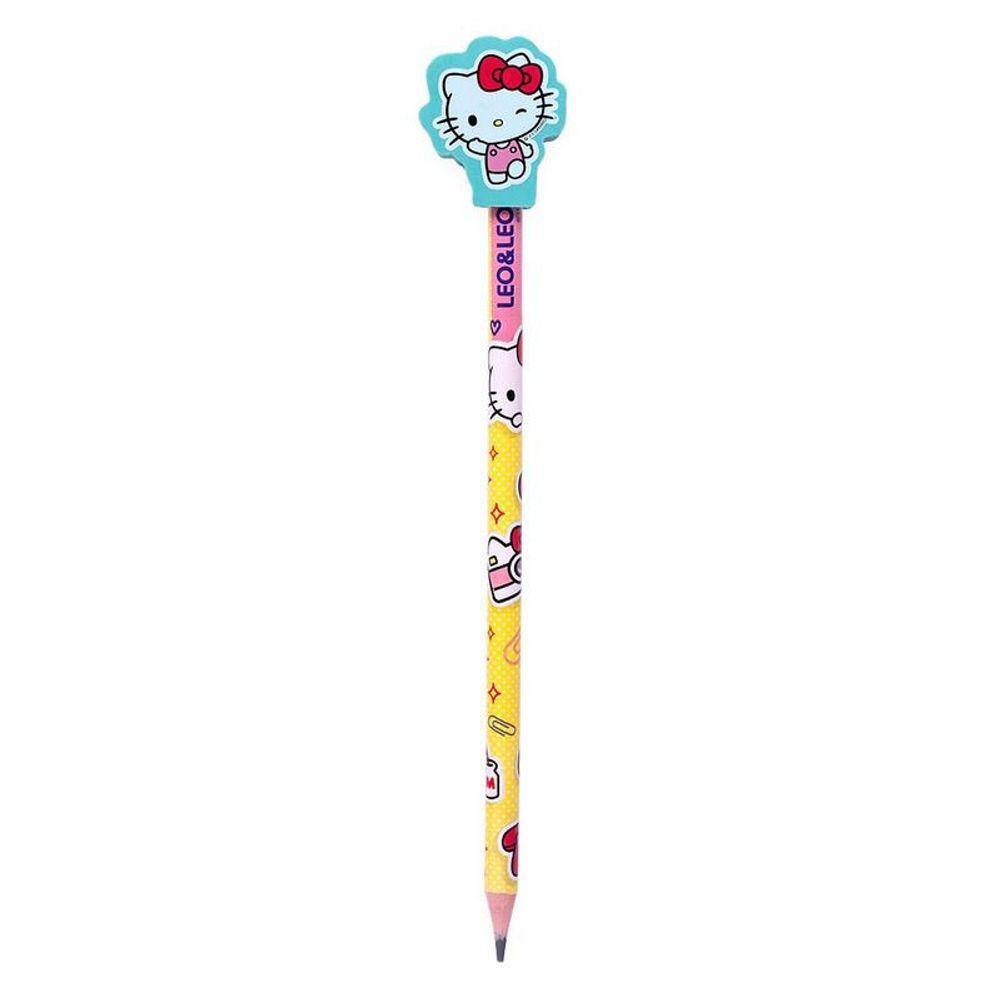 Lápis Hb Com Borracha Na Ponta Hello Kitty - Leo&Leo (Leonora)