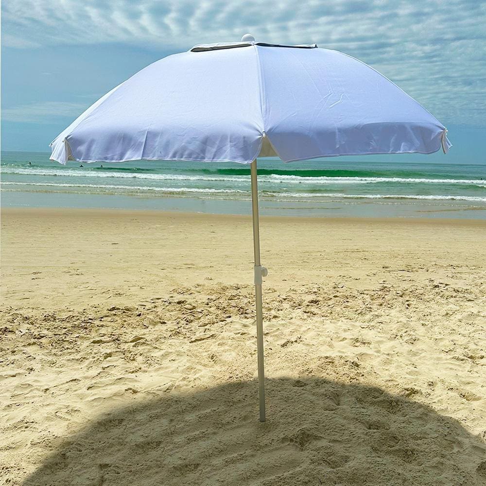 Guarda-Sol Premium Zaka Alumínio 2.0 metros Branco Reforçado