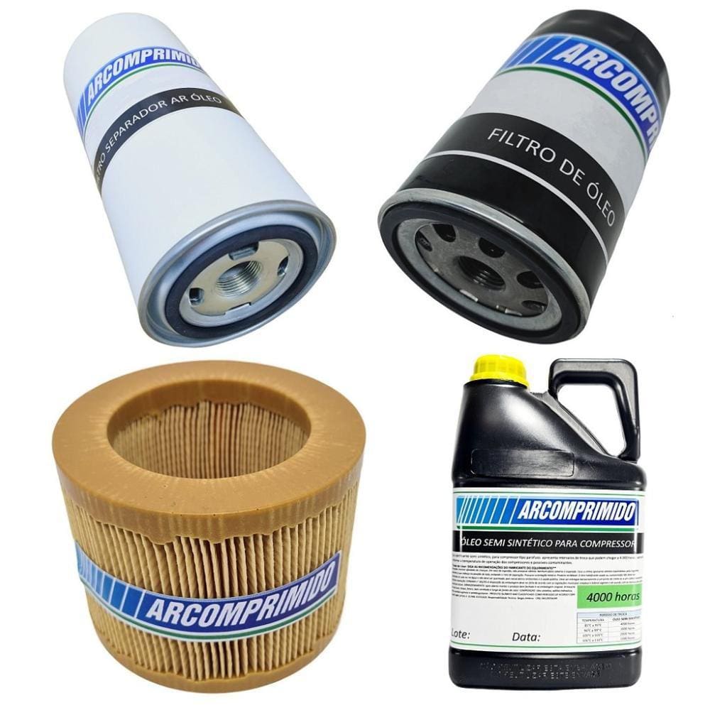 Kit Manutenção Preventiva Completa Para Atlas Copco GX7 GX11