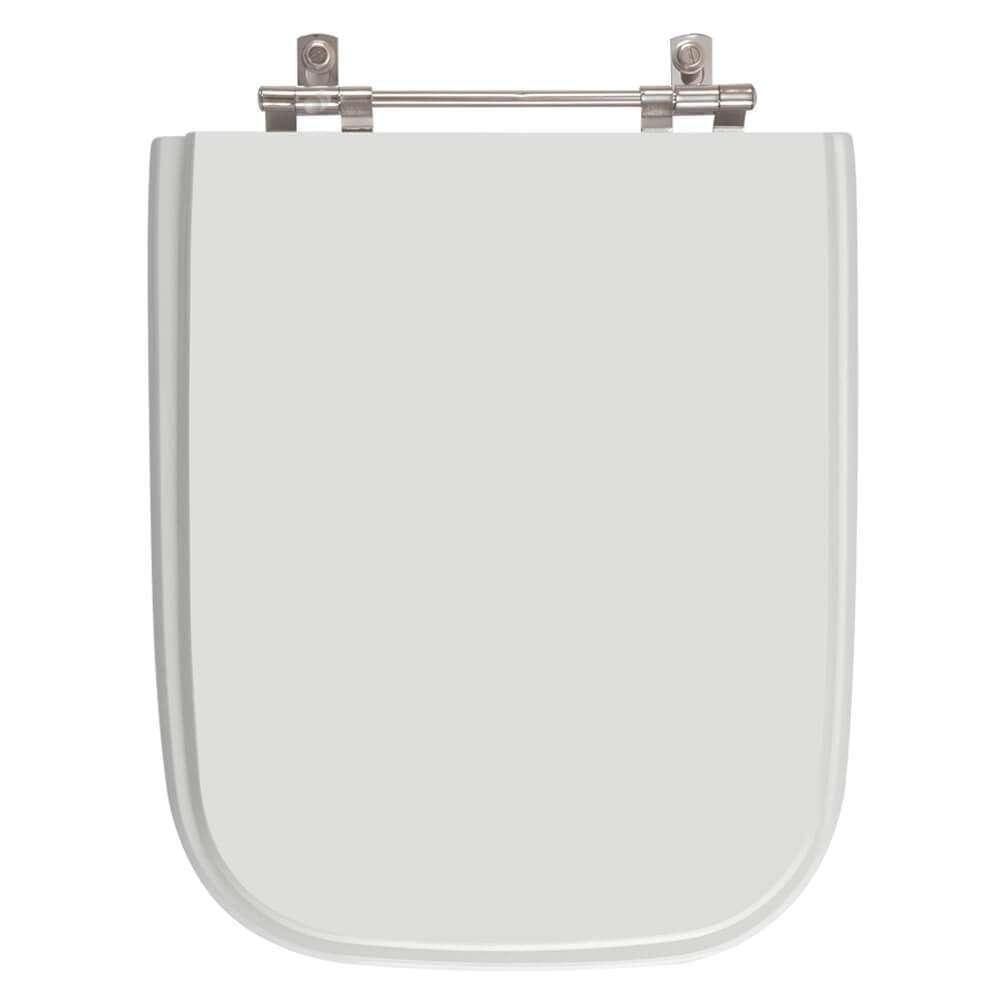 Tampa De Vaso Tivoli Sterling Silver (cinza Claro) Para Bacia Ideal Standart