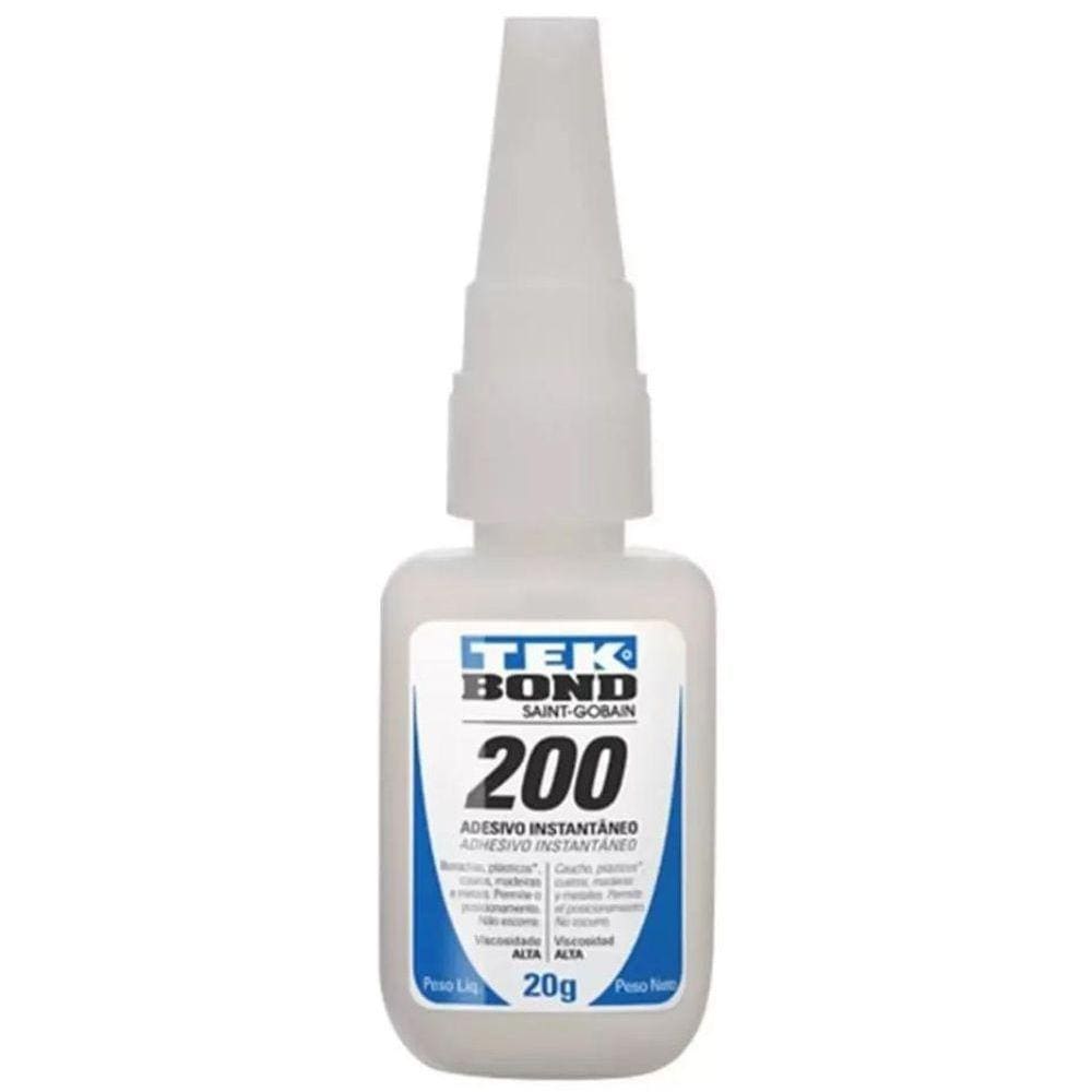Adesivo Instantâneo 200 20G Tekbond - Cx - 10