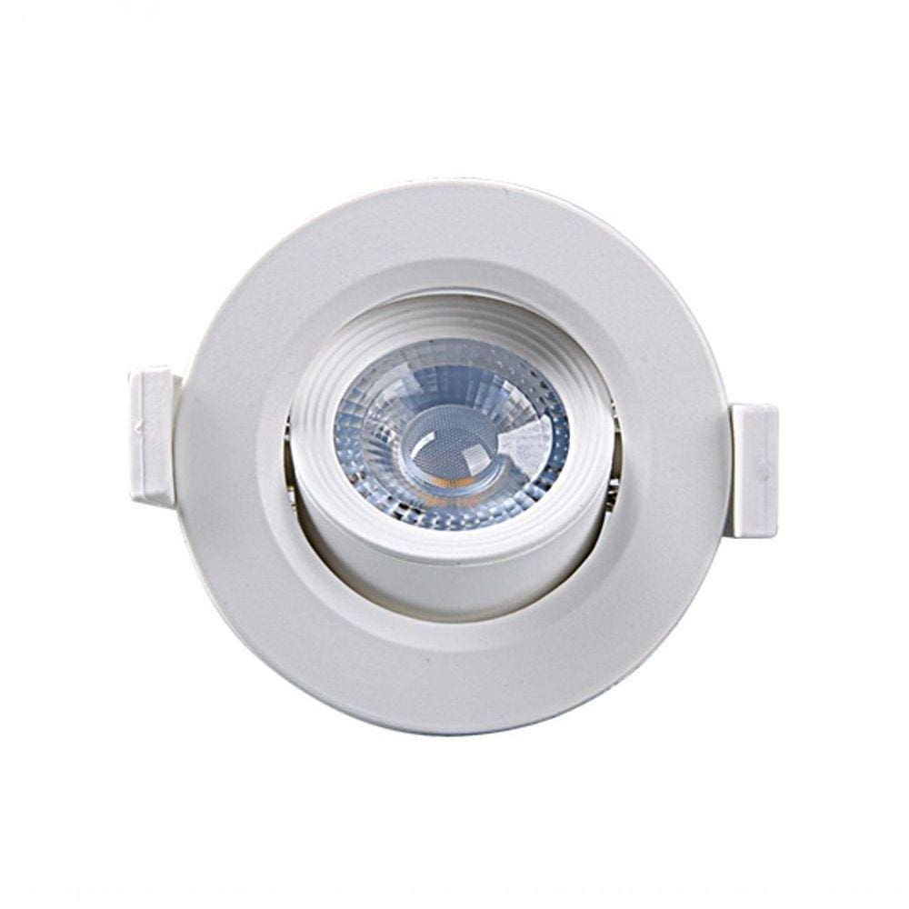 Spot Led Redondo Embutir 5w 6500k Direcional
