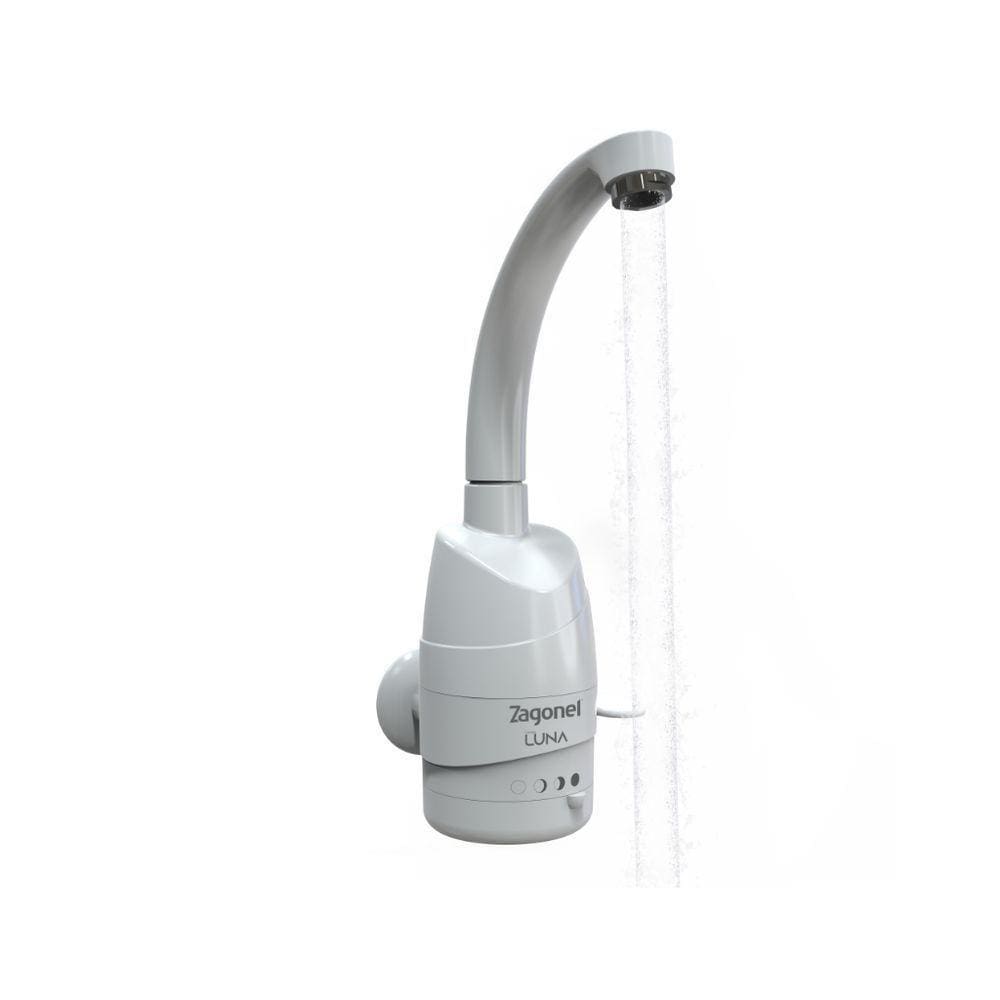 Torneira Elétrica Luna 4 Temperaturas 220v - Zagonel Branco