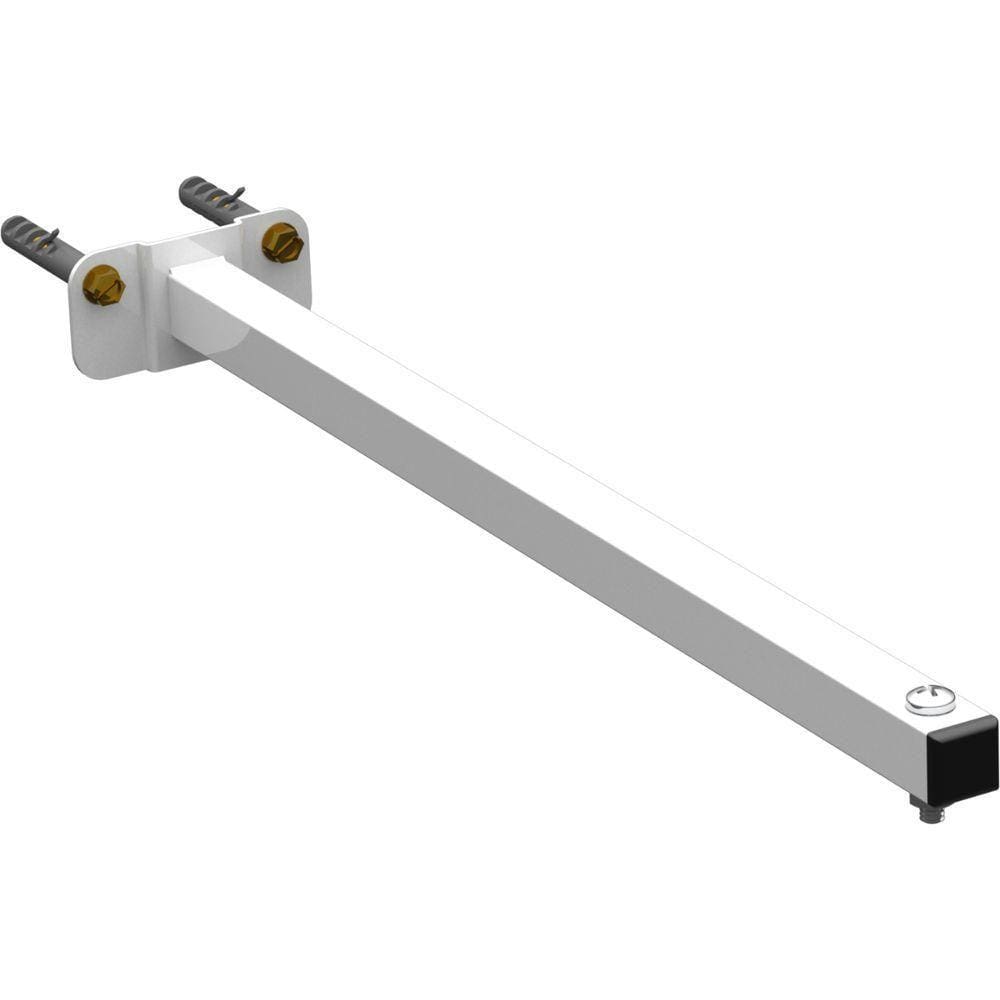 Suporte Refletor Base Reta Braço 40 Cm - Branco