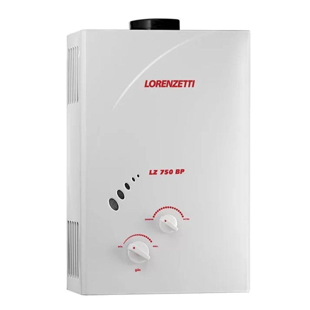 Aquecedor De água A Gás Lz 750bp Glp (gás Liquefeito De Petróleo) Lorenzetti