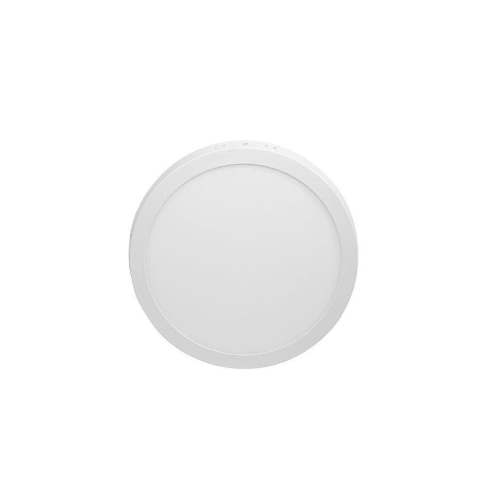 Painel Led 24w Redondo Sobrepor - Taschibra 3000k (amarela)