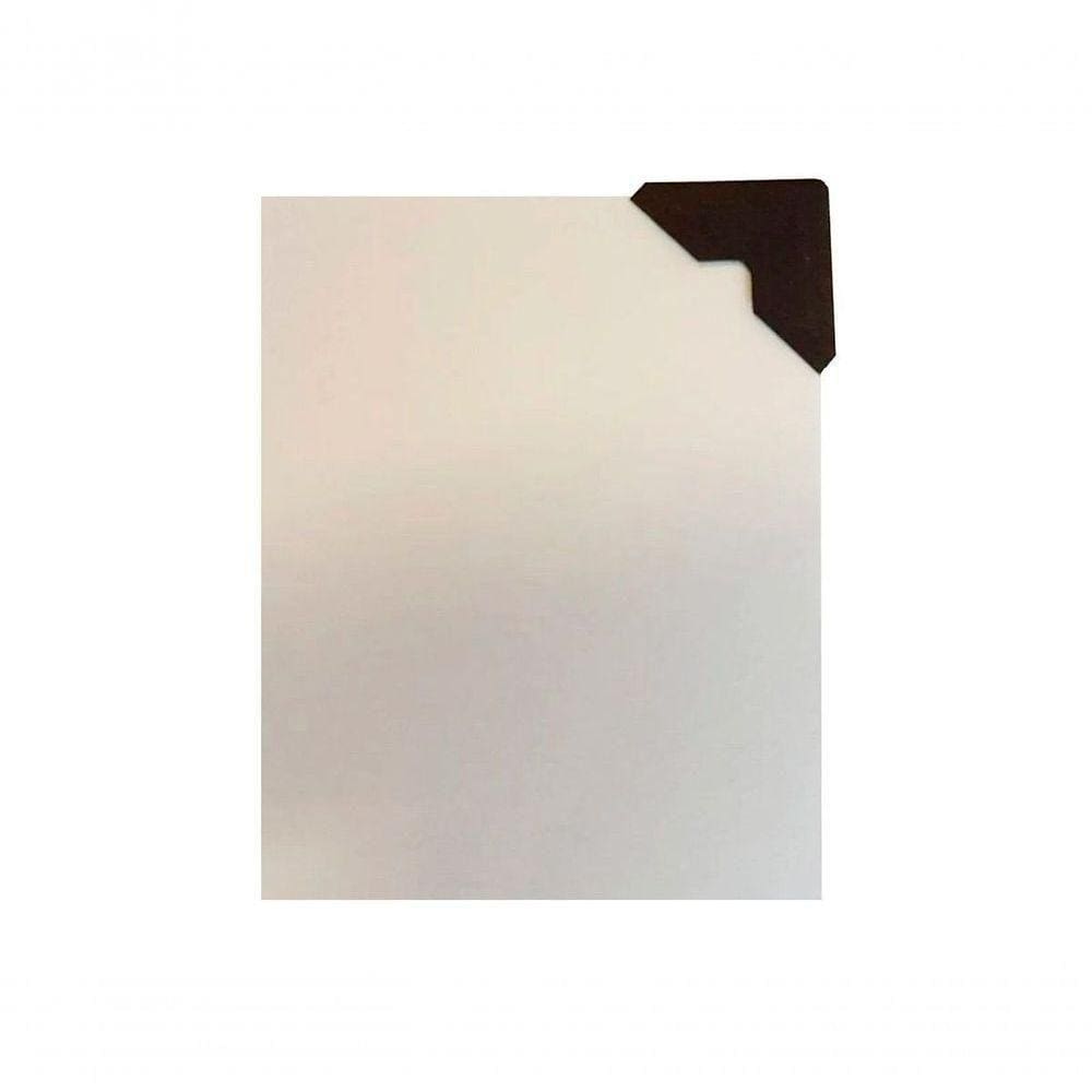 Cantoneiras De Papel Auto Adesiva Para Fotos - Cor Preta