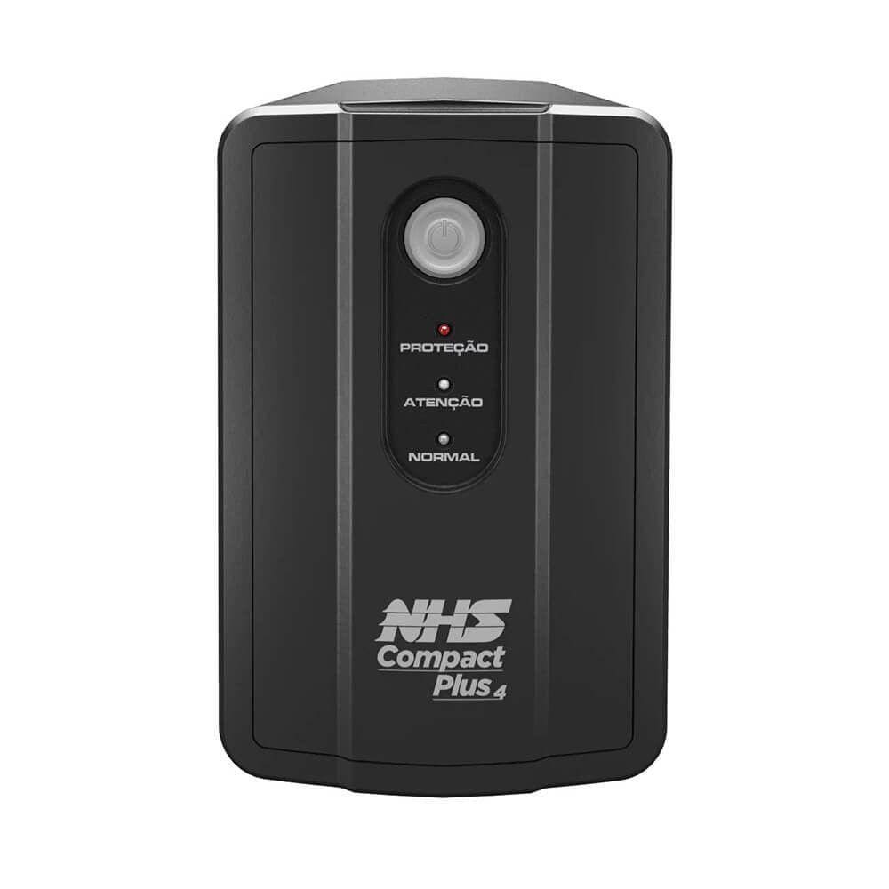 Nobreak Nhs 1200va Compact Plus 4 Biv/120 Preto Bivolt