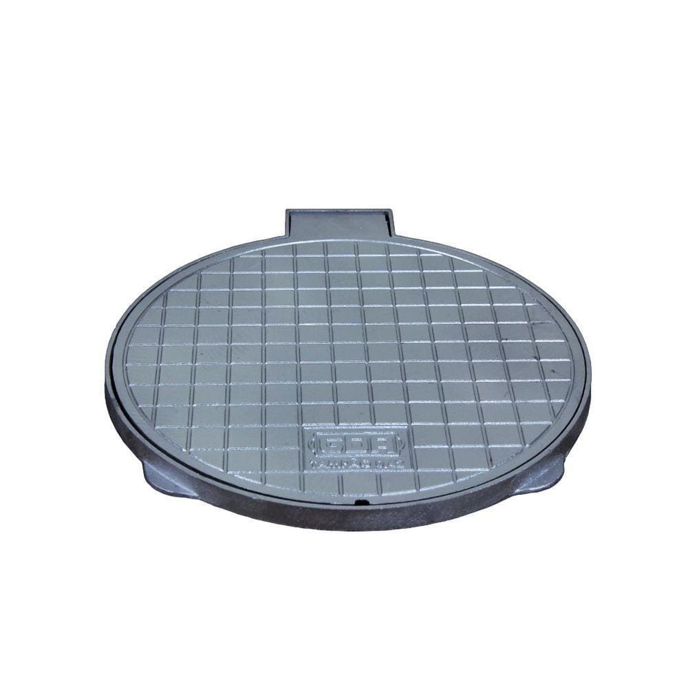 Tampa Tampão De Chão Circular T020 Alumínio Articulado 20cm