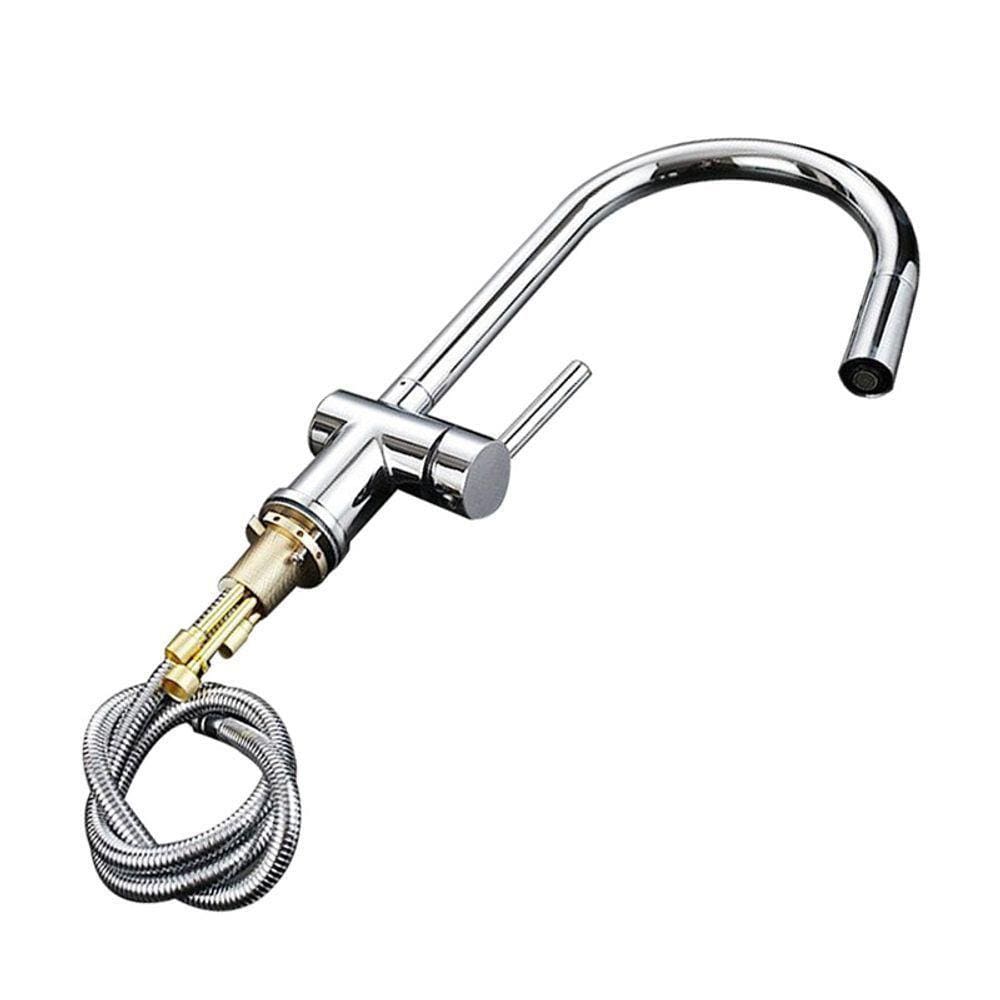 Torneira Gourmet Ducha Retratil Cozinha Bancada 2 Modos De Jato Monocomando Quente Frio