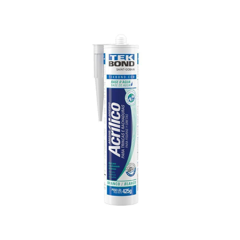 Adesivo Selador De Trincas 425g/280ml Branco - Tekbond