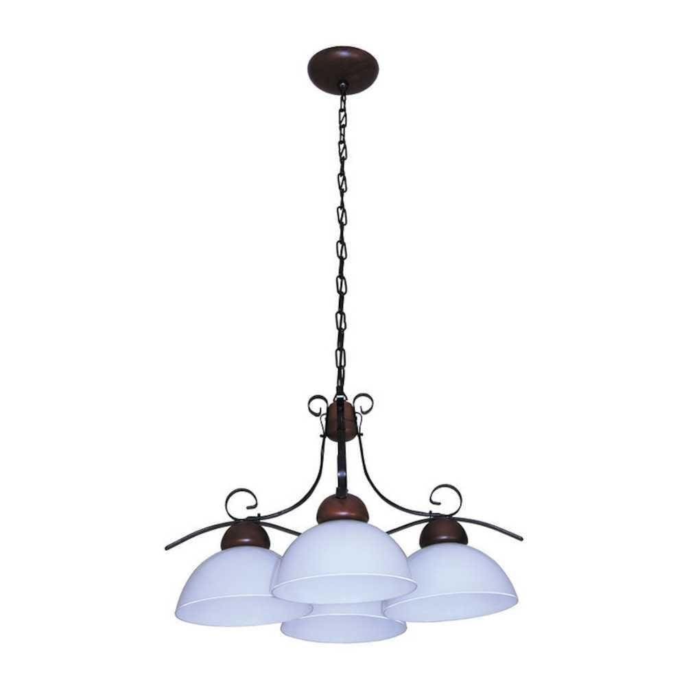 Lustre Requint Envelhecido 4 Lâmpadas 8906E