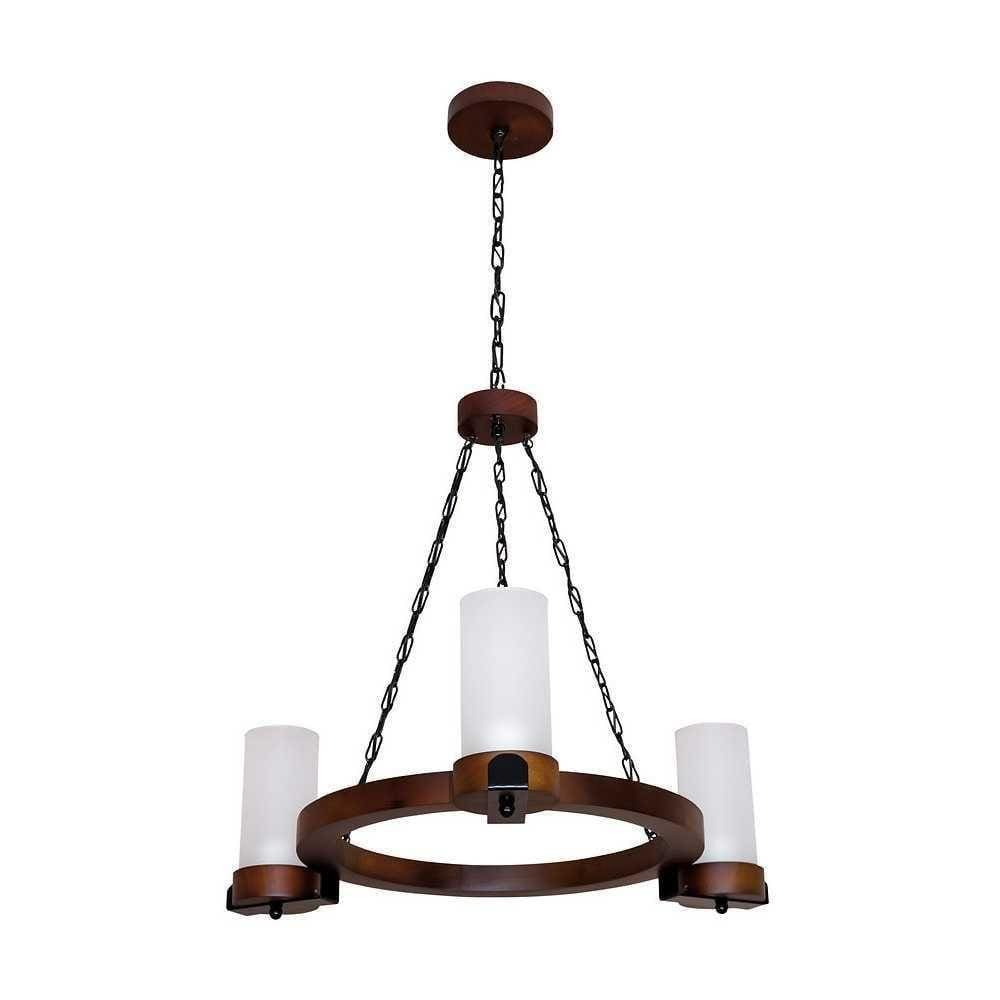 Lustre Country Envelhecido 3 Lâmpadas 1103E