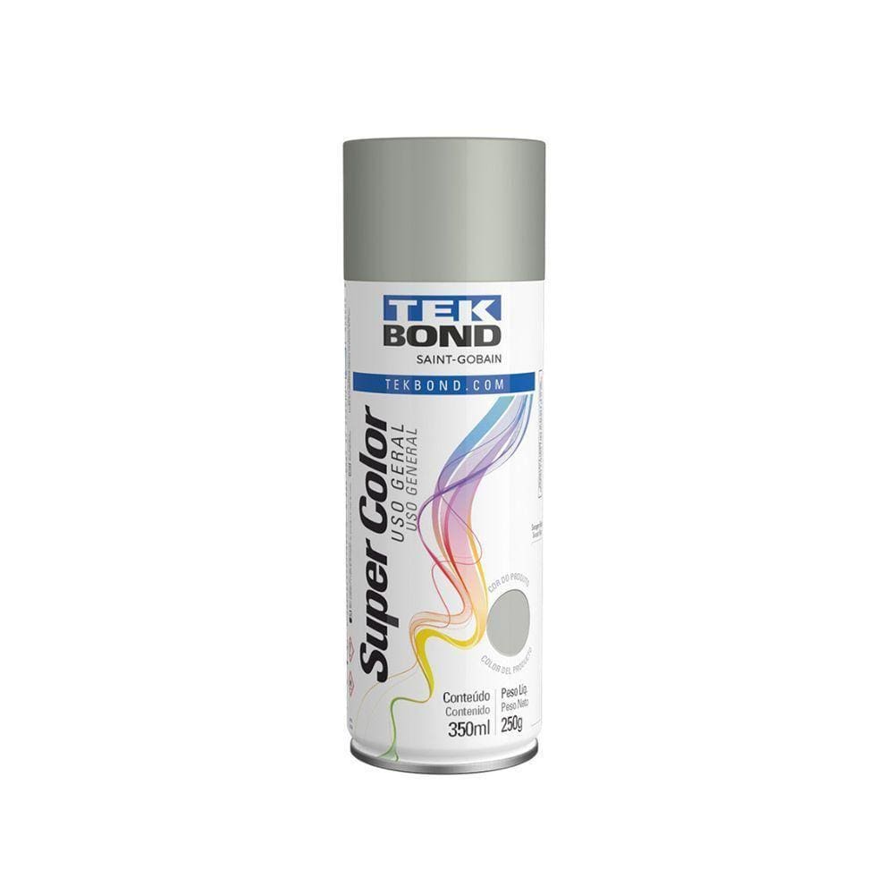 Tinta Aerossol Uso Geral 350ml - Tekbond Alumínio