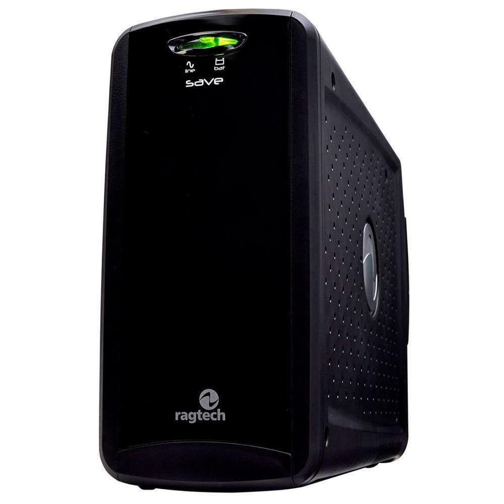Nobreak 600Va Ragtech Save Home 115/115 Std-Mi Black