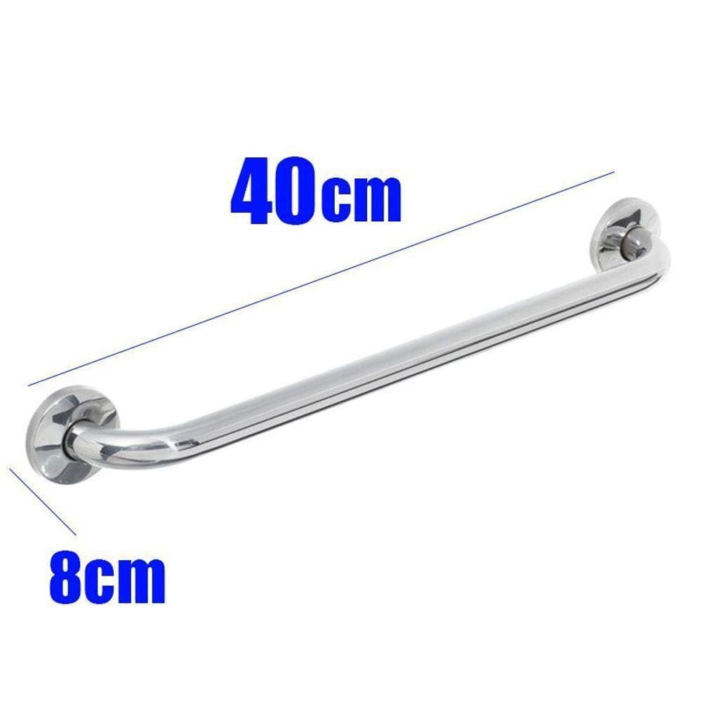 Alça De Apoio Banheiro Inox 40Cm Barra Idoso Acessibilidade