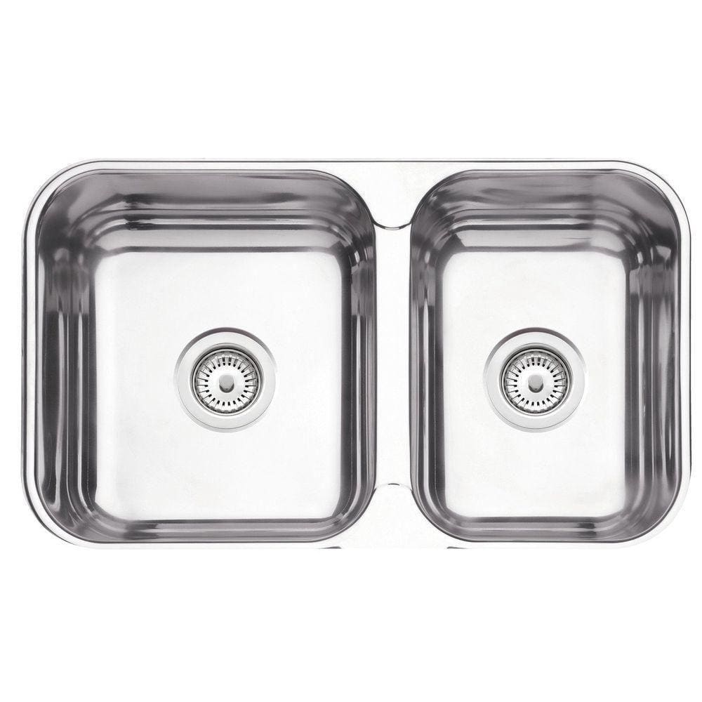 Cuba Tramontina Isis 2C 34 28 Bs Em Inox Polido 2 Válvulas,