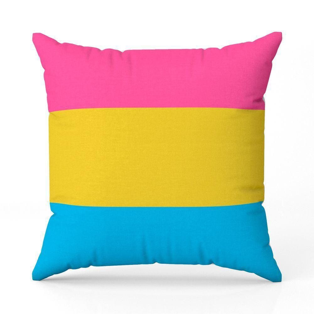 Capa De Almofada Avulsa Estampada Bandeiras Lgbt Cores 45cm X 45cm Cor Pansexual