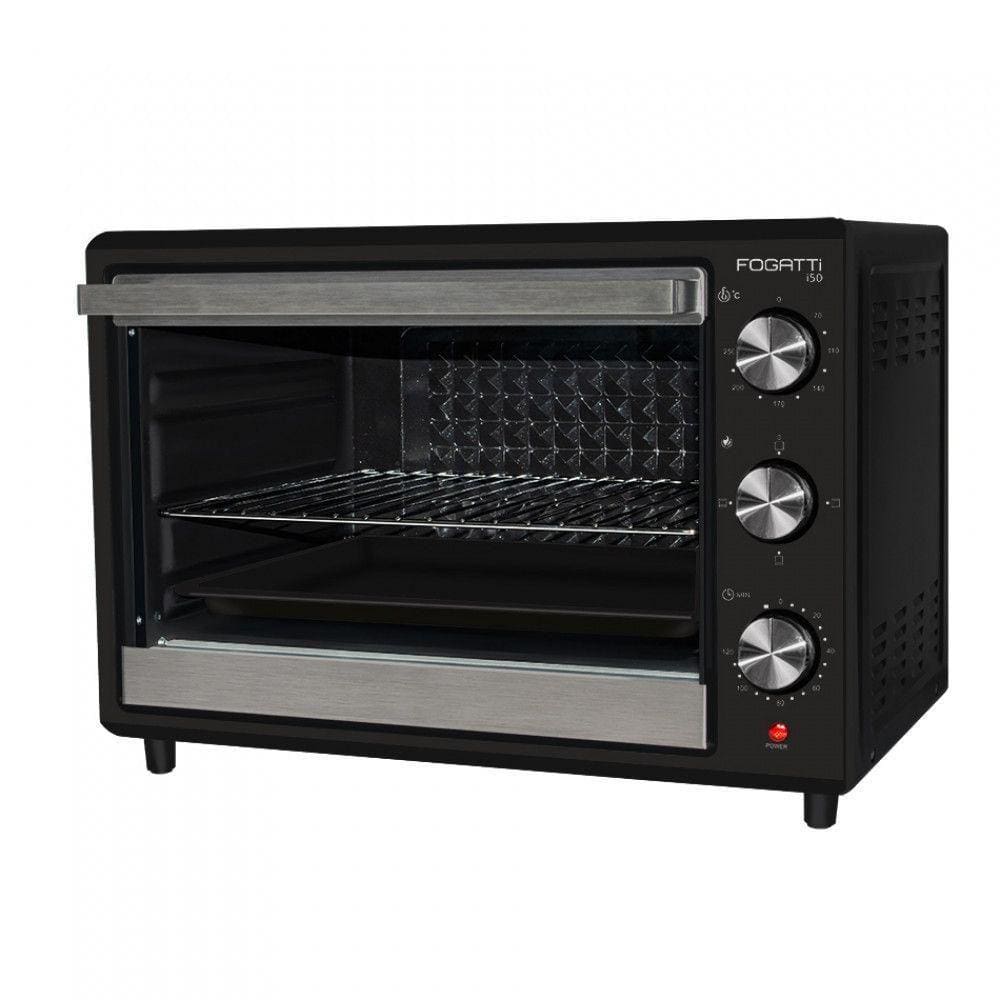 Forno Elétrico De Bancada 50 Litros Fogatti Black I50 Preto 220v