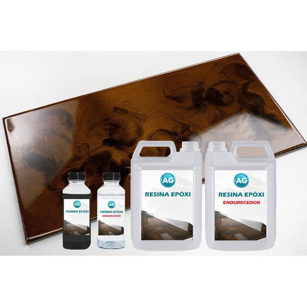 Kit Bancada Metálico Cobre / Marrom Escuro Por M