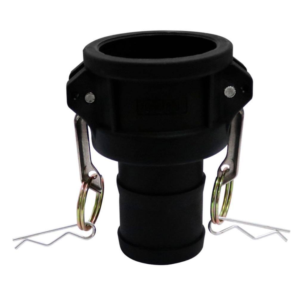 Acoplador Camlock em Polipropileno Tipo C 2.1/2Pol x Espigão