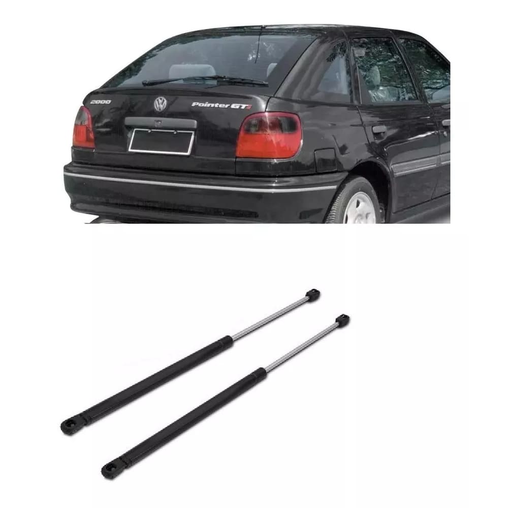Par Amortecedor Tampa Traseira Porta Malas Vw Pointer