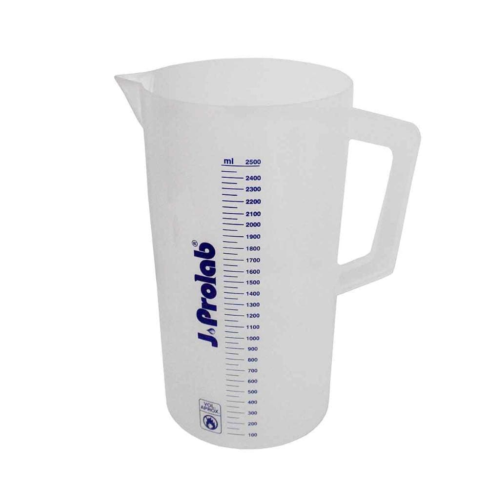 Jarra Graduada 2500 ml com Alça e Silk Screen J Prolab