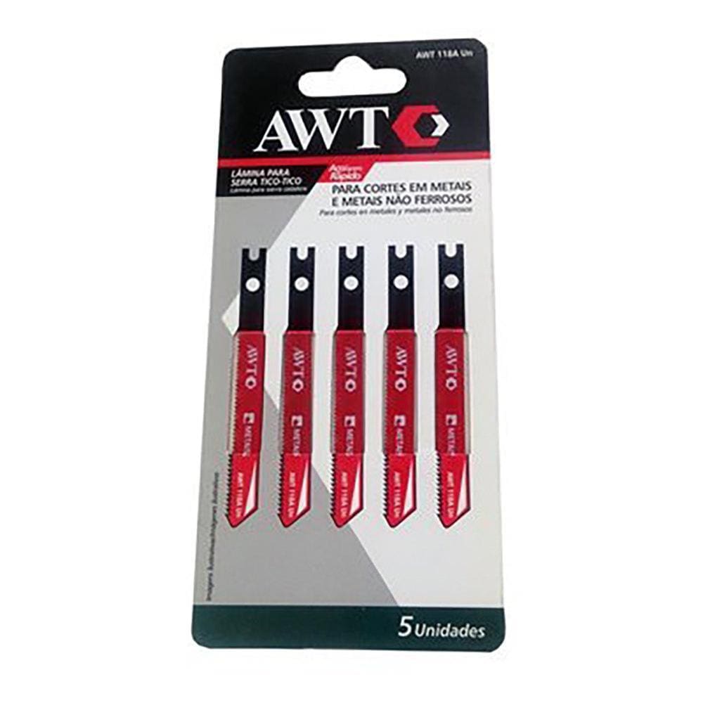 Jogo de Lâmina para Serra Tico-Tico 5 unidades AWT