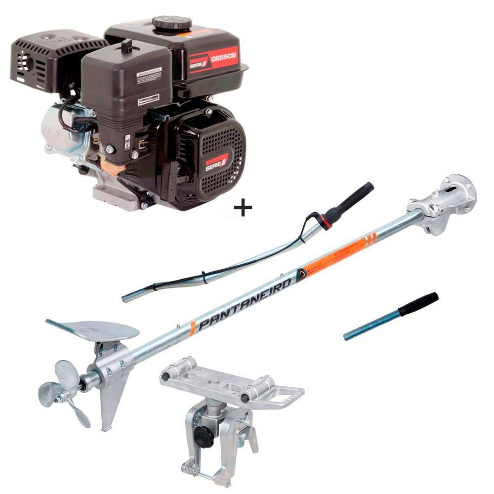 Rabeta Master Plus Pantaneiro 2,2m Motor Kawashima 5,5cv GE550B