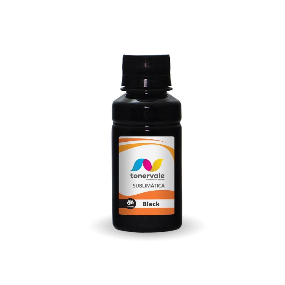Tinta Sublimatica Para Epson L1300 L1455 T664T664 Bk 100ml