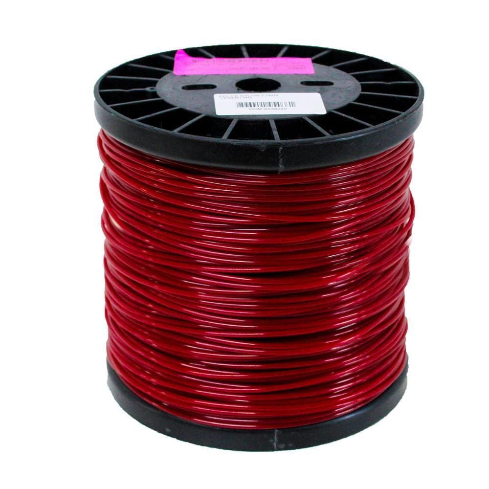Kit 30M Fio de Nylon 2,5mm Solto Vermelho