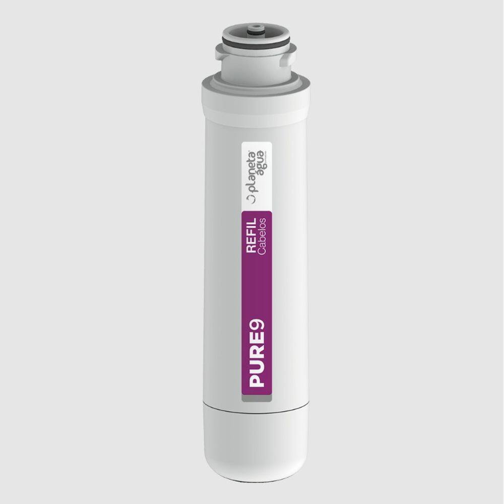 Filtro Refil Purificador Pure 9 Cabelos, Planeta Água - 1118