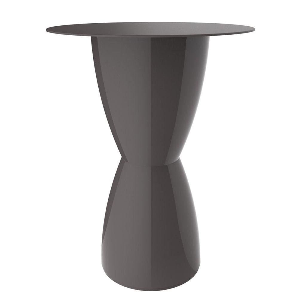 Mesa em Polipropileno Bery Grifit Cinza Mushroom