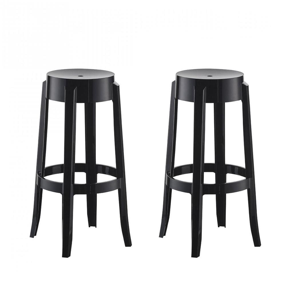 Conjunto 2 Banquetas Shine Plus UZ Preto