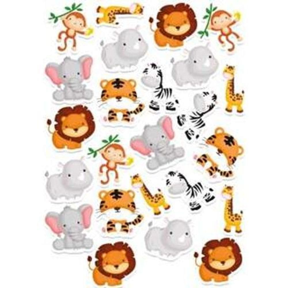 Cartela C/48 Adesivos Safari