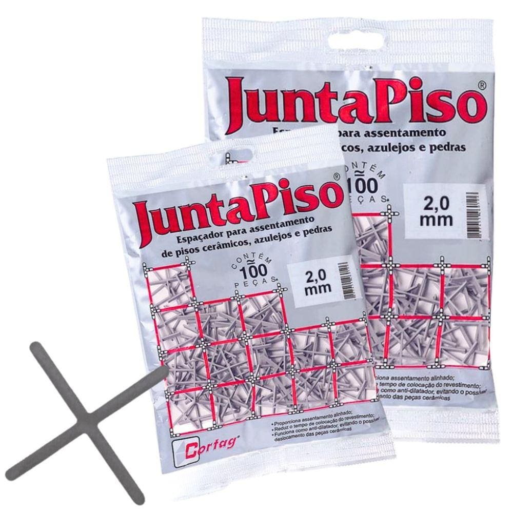 Kit 500 Espaçador Juntapiso 2mm Cortag
